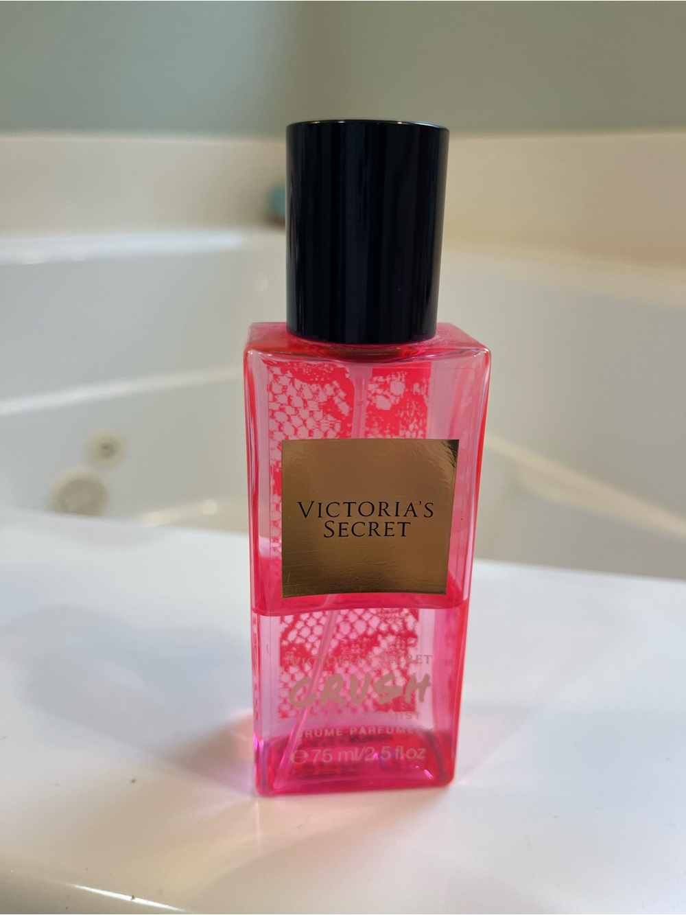 Victoria's Secret Pink Fragrance Mist - Hot Pink with Black Cap